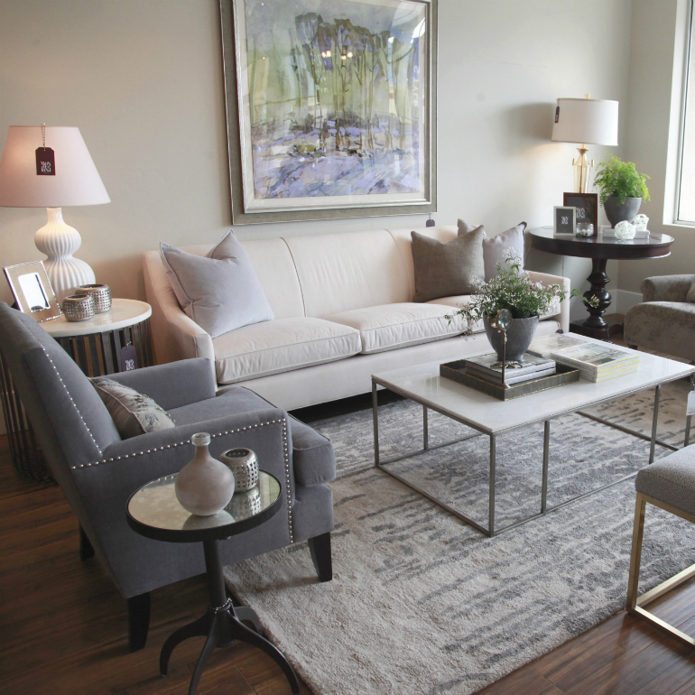 6 Mid-century Modern Living-Rooms Using Marble and Stone