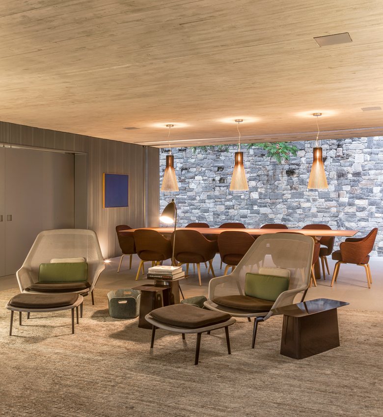 Midcentury Elegance meet Contemporary Style in this family home in Brazil