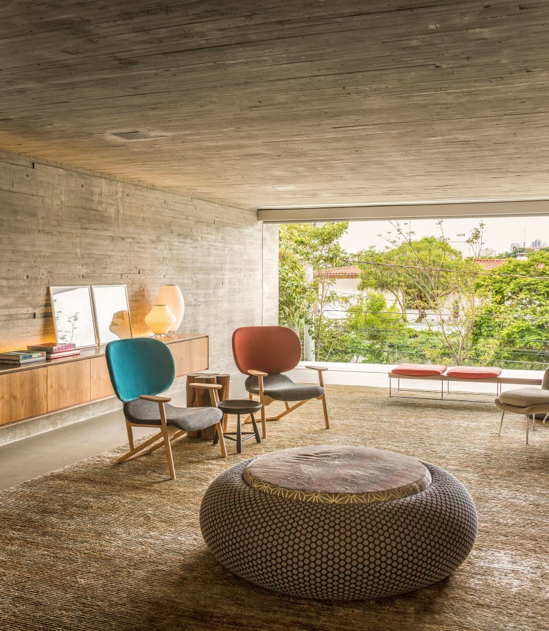 Mid-century Elegance meet Contemporary Style in this family home in Brazil