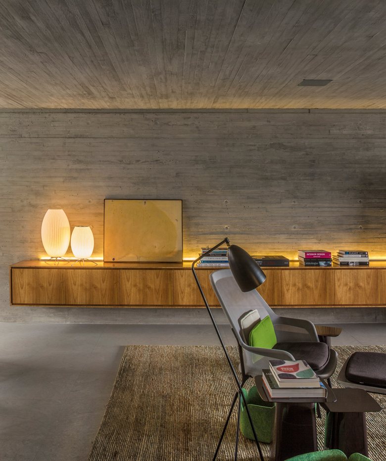 Mid-century Elegance meet Contemporary Style in this family home in Brazil