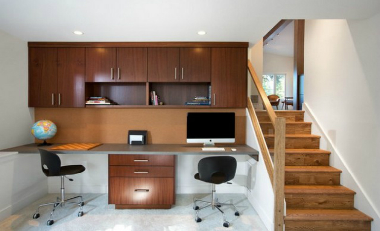 4 Mid-Century Modern Home Office Design