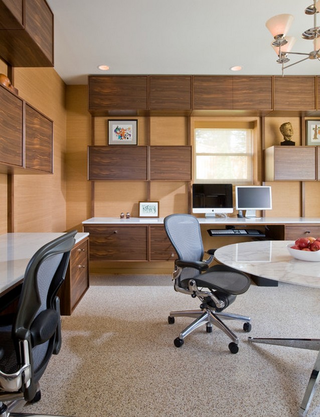 image6 Mid-Century Modern Home Office Designs