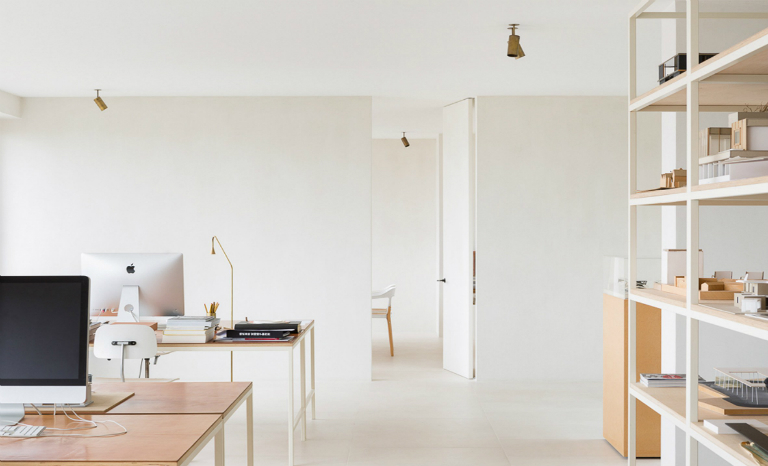 1 Hans Verstuyft converts 1960s Antwerp office into minimal penthouse
