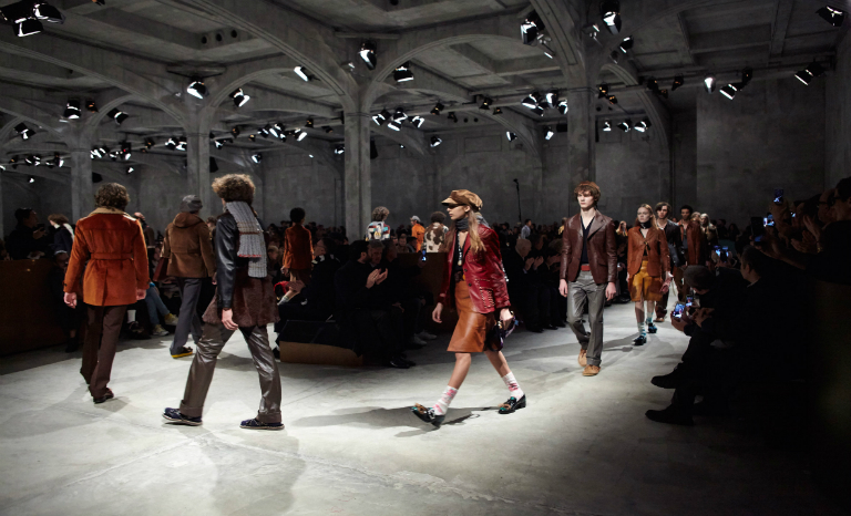 1.5 AMO designs Prada catwalk as a series of interior scenes