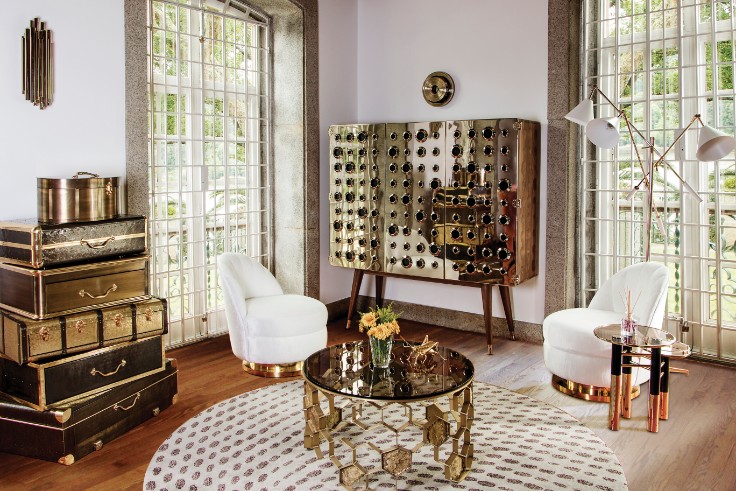 Achieve the mid-century living room of your dreams