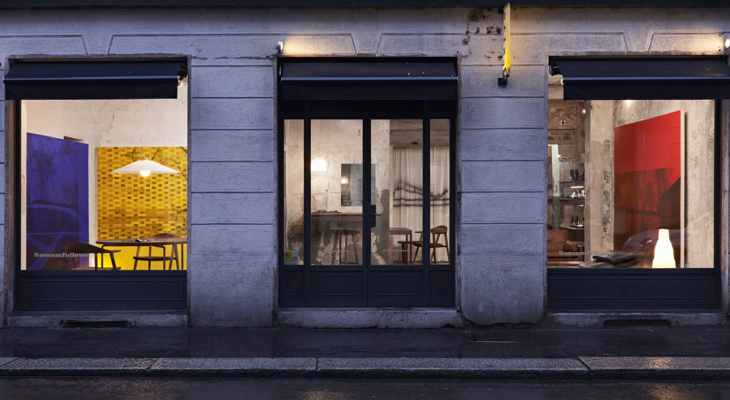BassamFellows A must visit lifestyle gallery in Brera Design District | You can visit our blog: www.sornixelvuta.pro/blog/ to get more #MidCenturyModern inspiration.