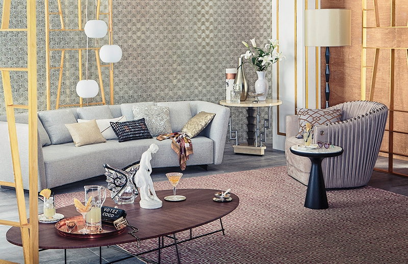 The Best Of Isaloni 2017: Discover The Luxurious Gianfranco Ferrè Rugs | You can visit us at our website, www.sornixelvuta.pro and check our Pinterest @midcenturyblog to get more #MidCenturyModern inspiration.