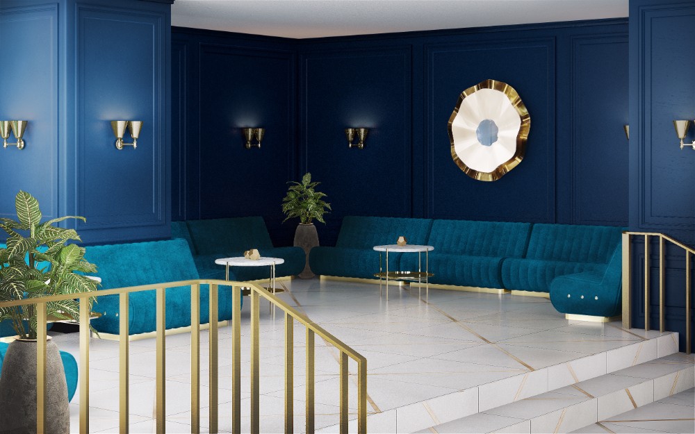 Mood Board- Using Lapis Blue on Your Mid-Century Furniture