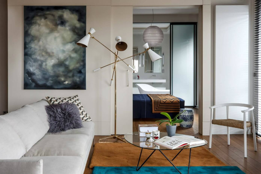 Art Nouveau Design Floods a Mood Works Updated Apartment