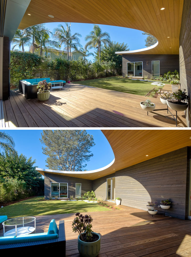 House Tour- A Mid-Century House in California with a Curved Roof