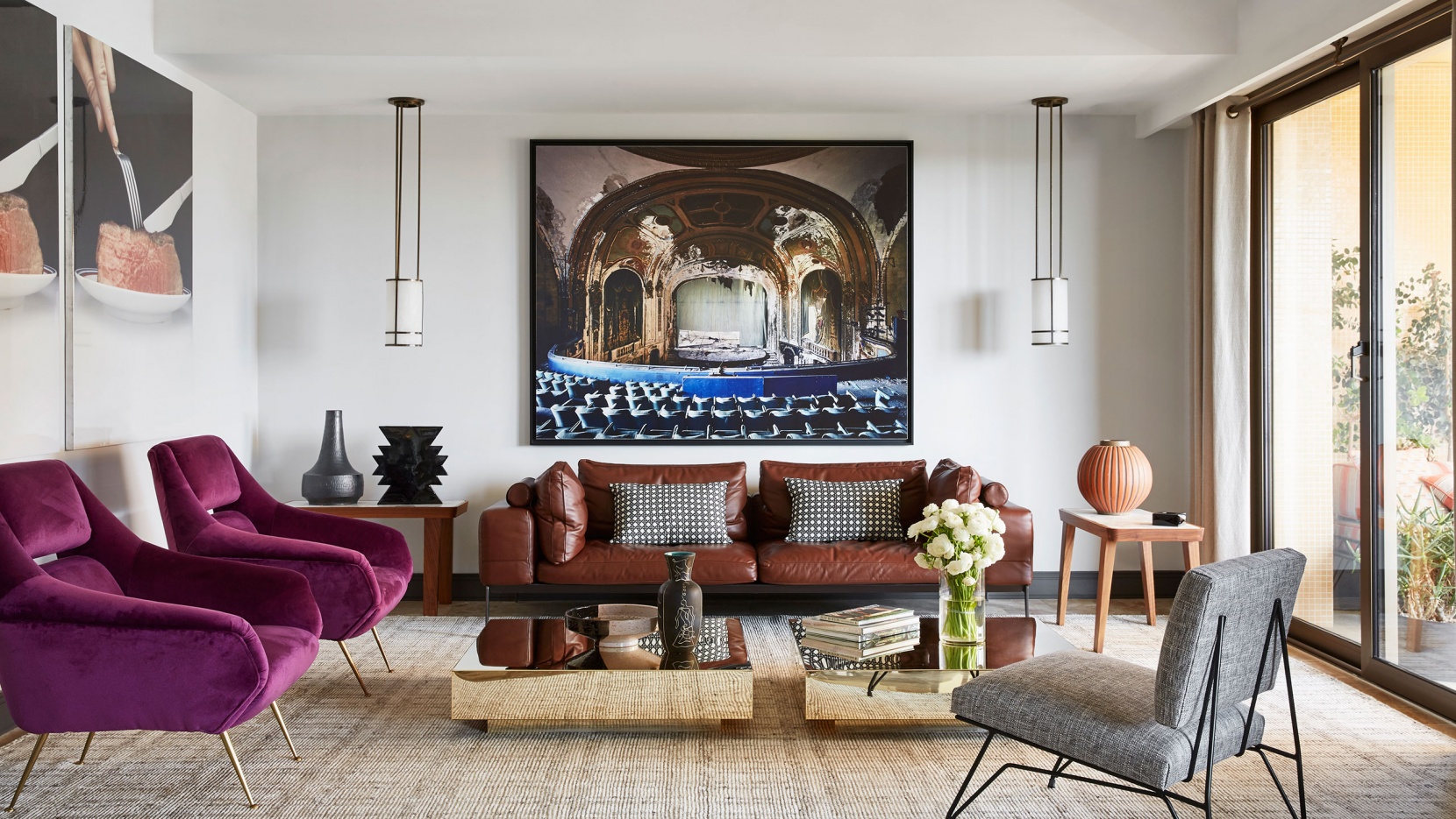 An Explosion of Mid-Century Modern Design in a Monaco Apartment