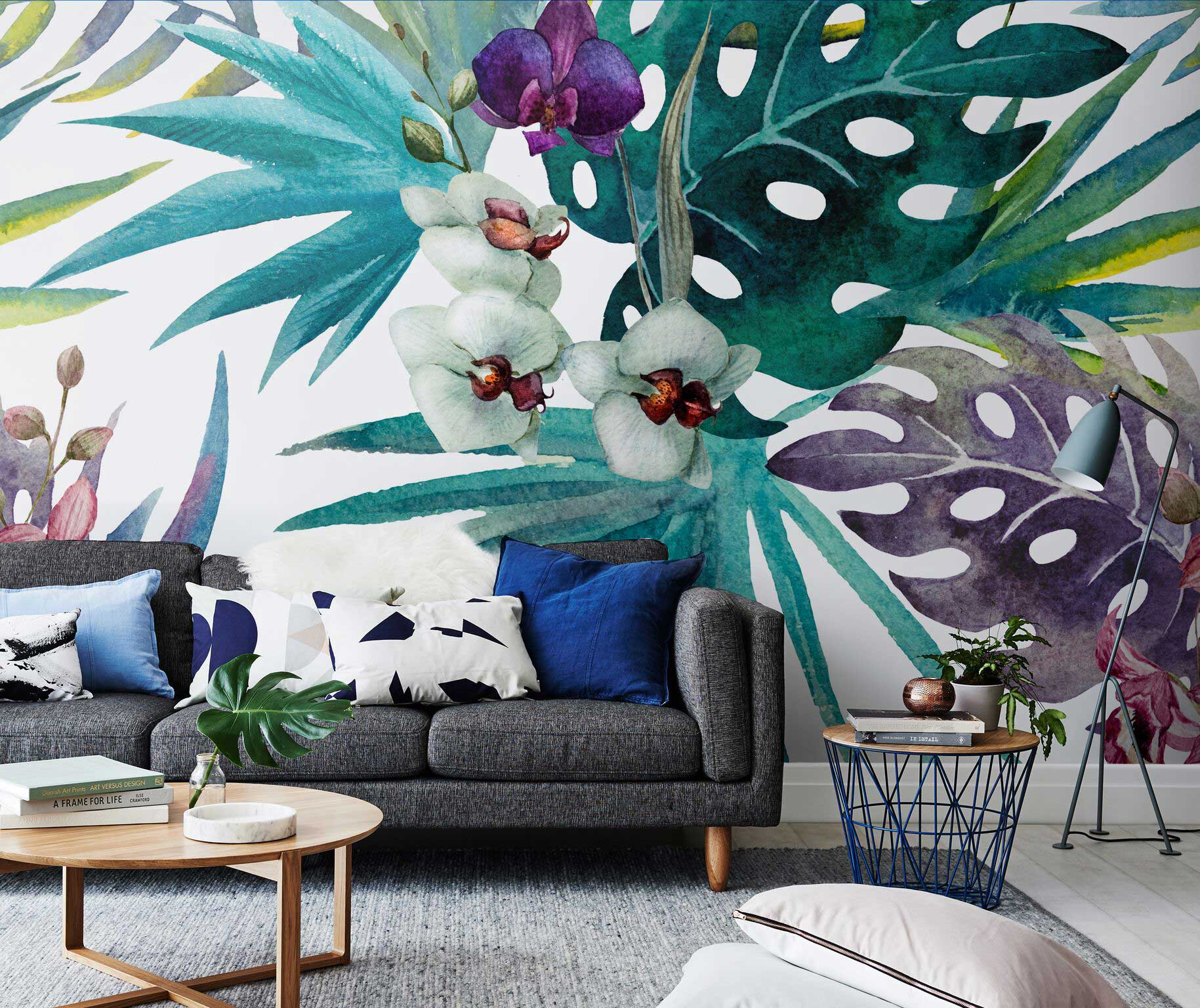 Home Decor Ideas- Palm Springs Inspired Wallpaper Patterns
