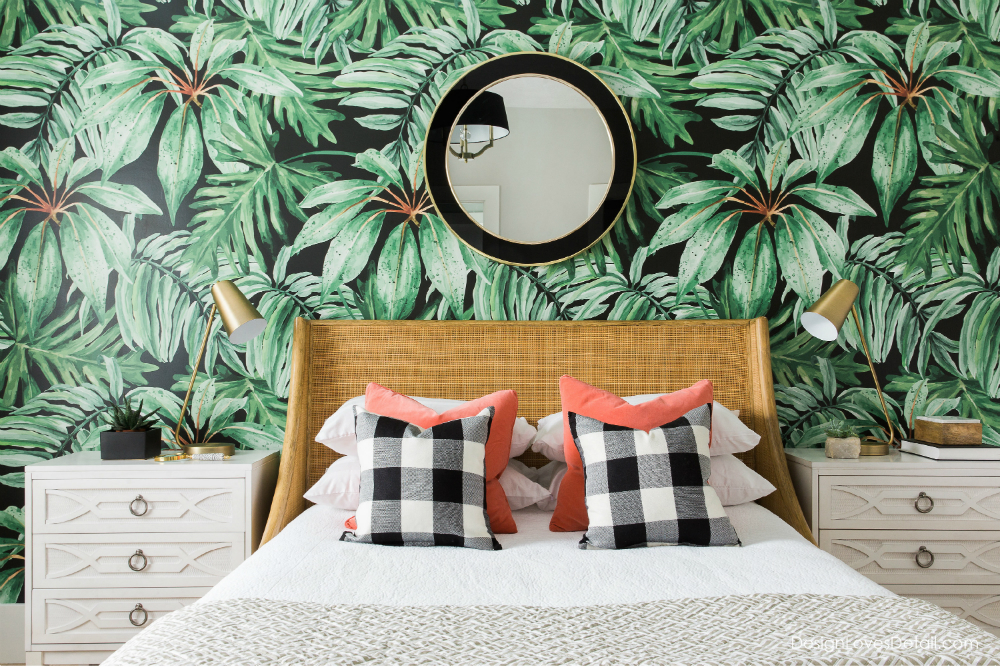 Home Decor Ideas- Palm Springs Inspired Wallpaper Patterns