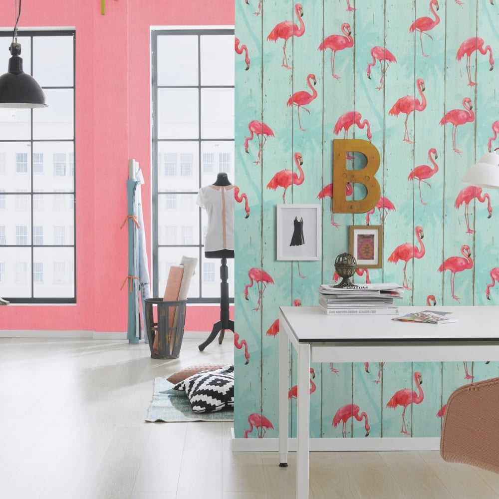 Home Decor Ideas- Palm Springs Inspired Wallpaper Patterns