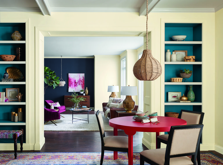 interior design colour trend for 2018