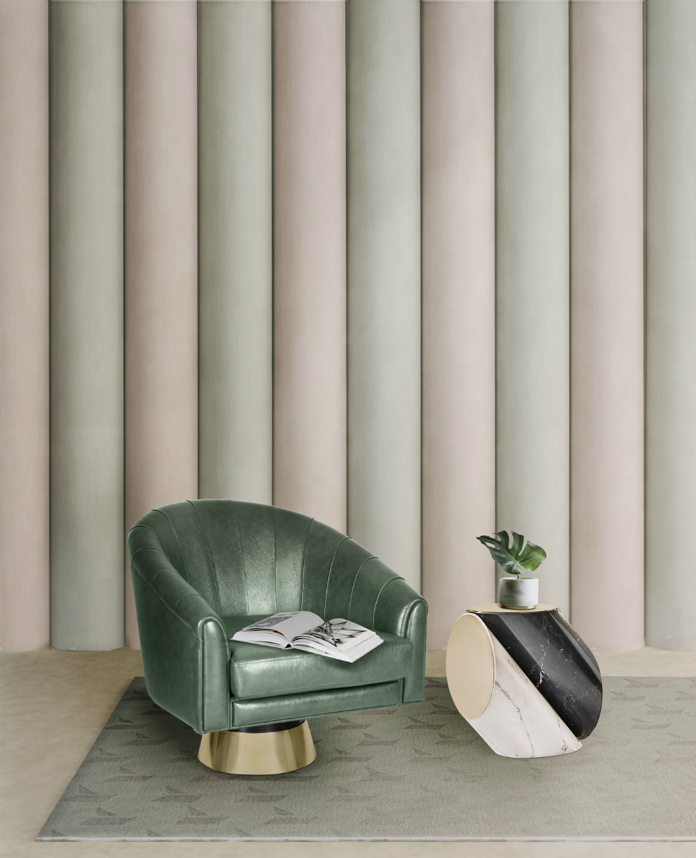 color trends, millennial pink, pastel colors, winter home decor, cozy home decor ideas, mid-century modern, mid century furniture
