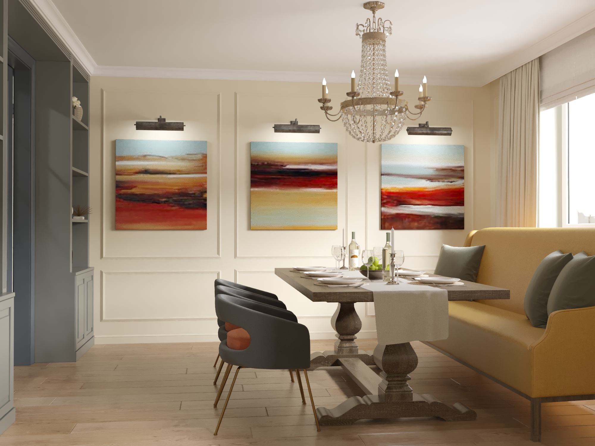 5 Reasons Why You Want This Dining Room Design by Nadya Zotova