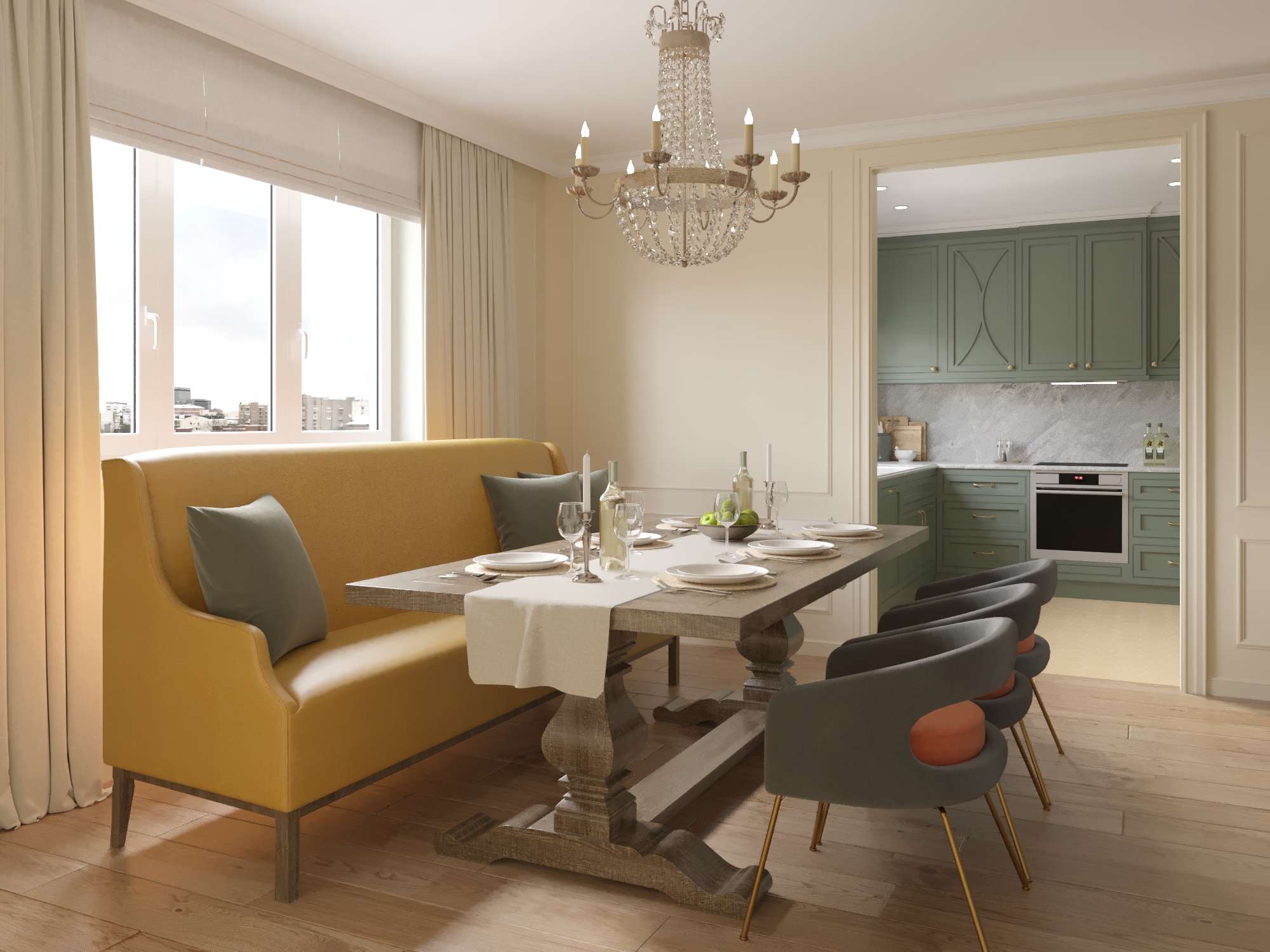5 Reasons Why You Want This Dining Room Design by Nadya Zotova
