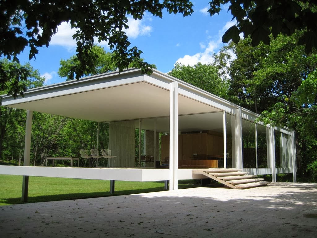Mid-Century Modern Icons- The FarnsworthHouse by Mies van der Rohe