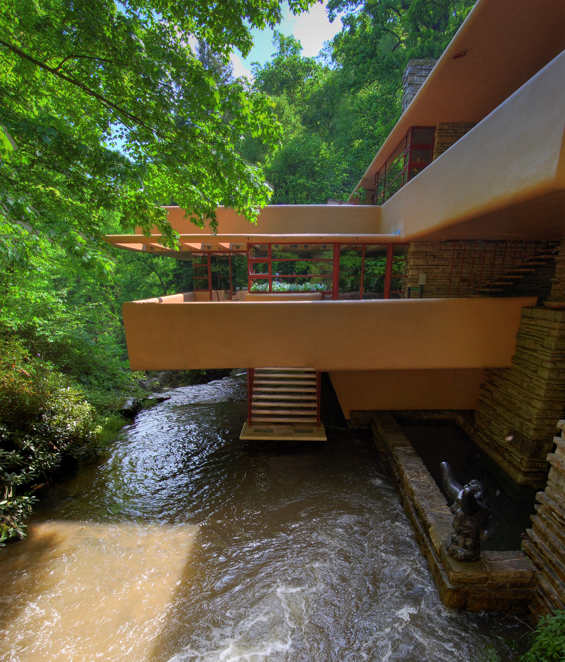 Mid-Century Modern Icons- Falling Water House by Frank Lloyd Wright