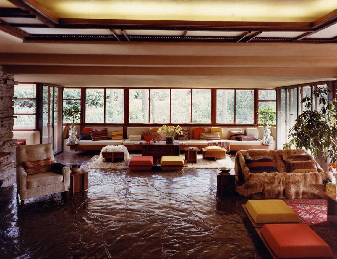 Mid-Century Modern Icons- Falling Water House by Frank Lloyd Wright