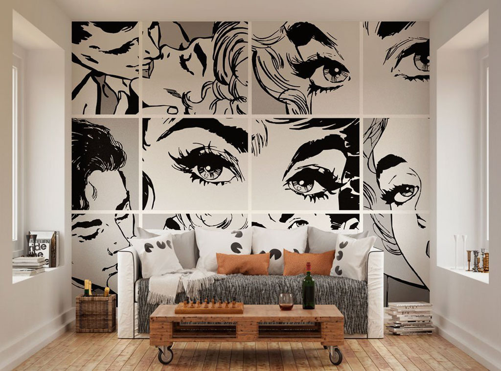 pop art decor, wall art prints, andy warhol art, pop art home decor, andy warhol artwork, home decor ideas, wall decor, mid-century modern home, mid-century art