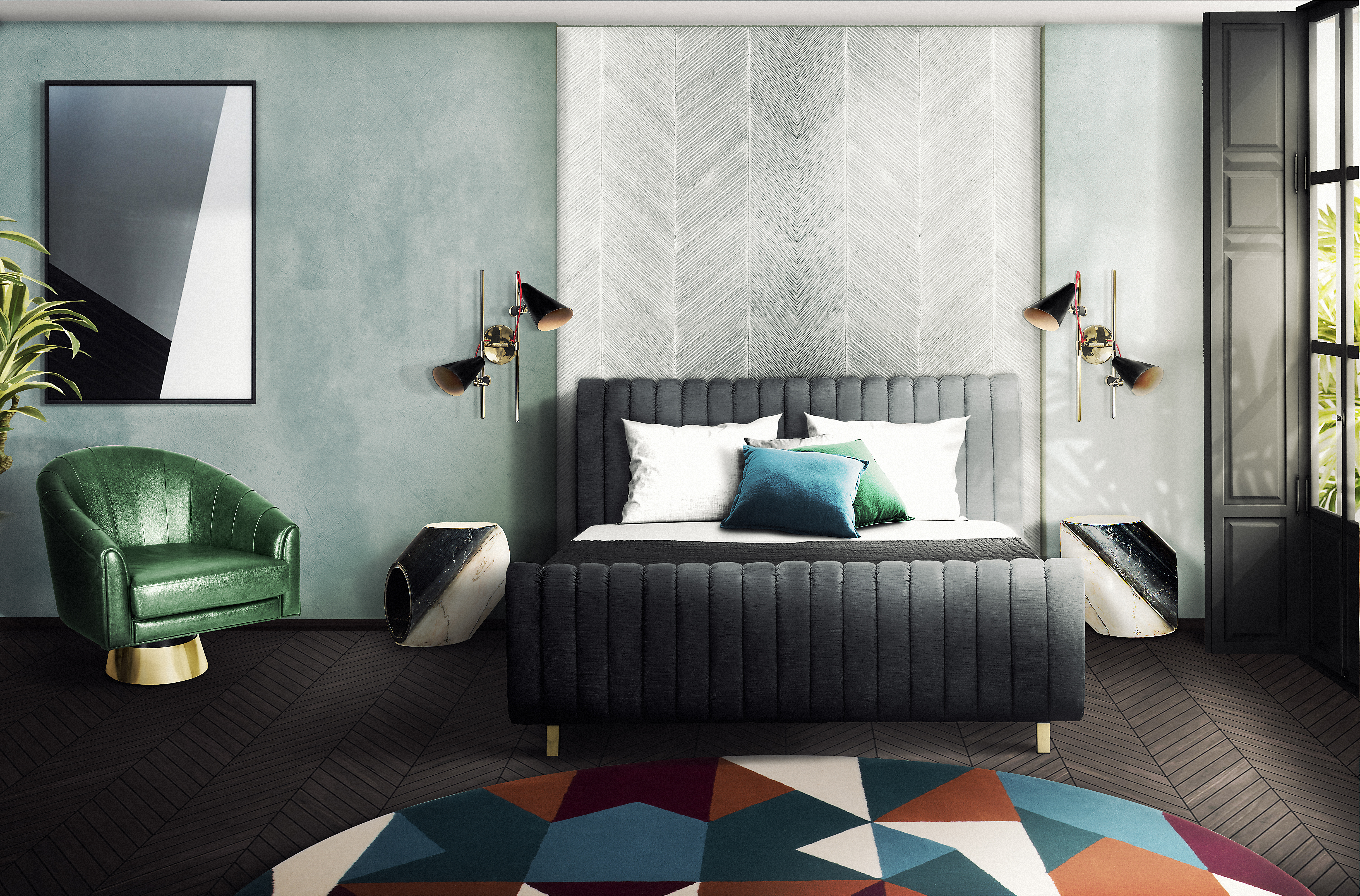 9 Bedroom Color Schemes for People Who Like to Keep it Trendy_3