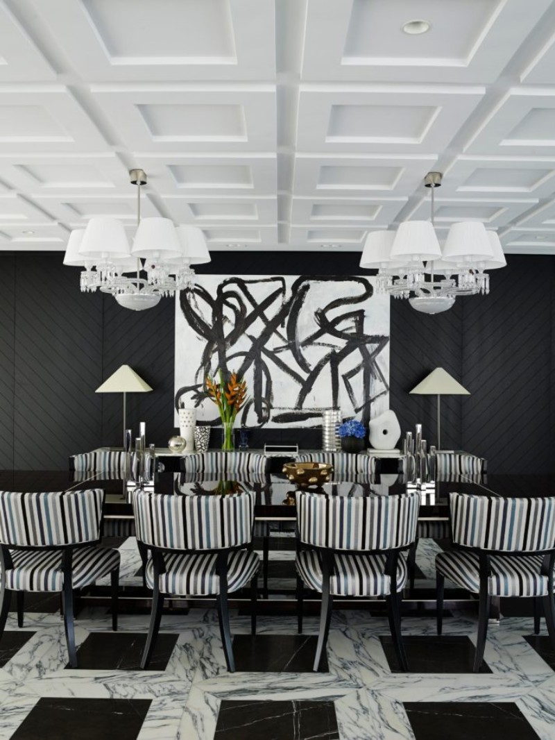 Dazzling Black And White Interior Design Ideas