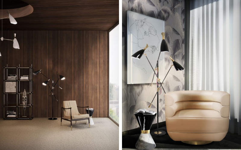 Get The Look_ Stunning Furniture Pieces Meet Mid-Century Floor Lamps_6
