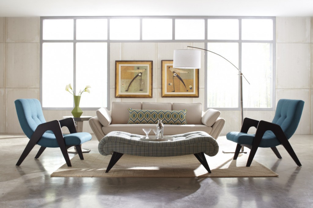 modern-living-room MidCentury Modern How to makeover you house in a MidCentury Modern Style modern living room 1024x683