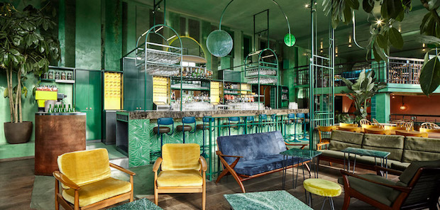 bar-botanique-studio-modijefsky-amsterdam-dutch-netherlands-green-forest-rainforest-tropical-foliage_dezeen_936_14 bar Bar Botanique Cafe Tropique: discover a rainforest-like feel bar botanique studio modijefsky amsterdam dutch netherlands green forest rainforest tropical foliage dezeen 936 14
