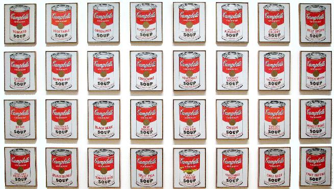 Campbells_Soup_Cans pop art pop art Pop art – Brief introduction Campbells Soup Cans MOMA