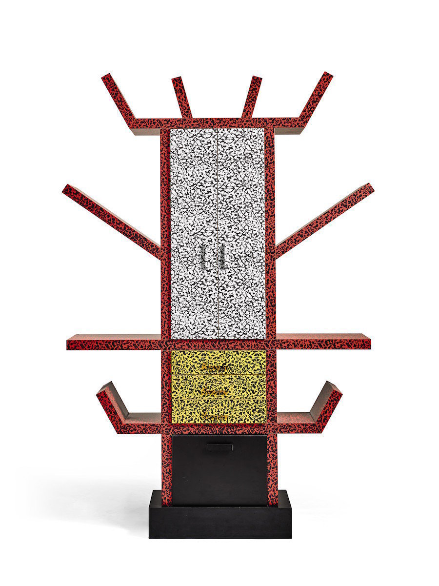 David-Bowie-art-collection-auction-Ettore-Sottsass-“‘Casablanca’-Sideboard”-1981 David-Bowie-art-collection-auction-Ettore-Sottsass-“‘Casablanca’-Sideboard”-1981 David Bowie art collection auction - Ettore Sottsass “‘Casablanca’ Sideboard,” 1981 David Bowie David Bowie Art Collection will be auctioned David Bowie art collection auction Ettore Sottsass Casablanca Sideboard 1981