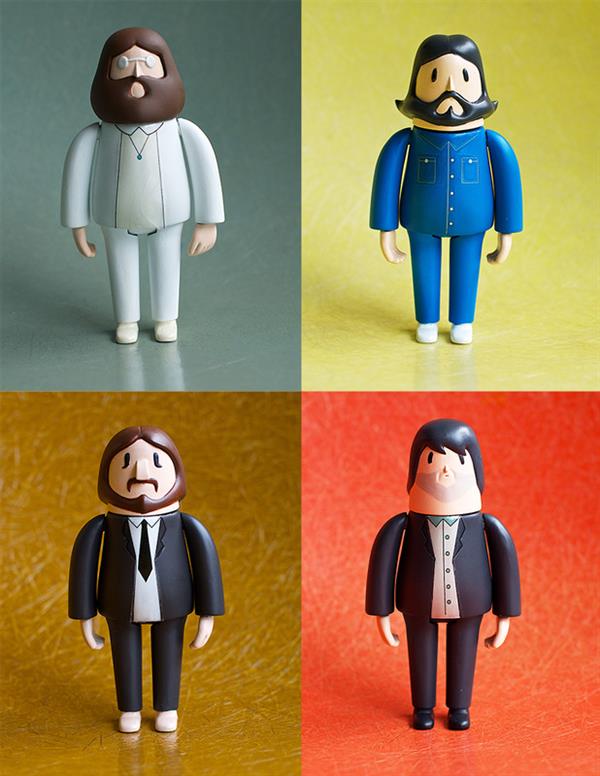 The-Beatles-3 The-Beatles-3 The Beatles the beatles 3D printed dolls of The Beatles The Beatles 3