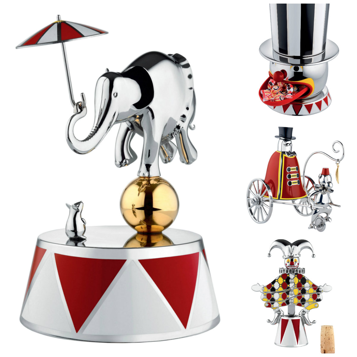 collage collage Marcel Wanders,circus,Marcel Wanders,collection,design,home decor Marcel Wanders Marcel Wanders creates circus collection of tableware for Alessi collage