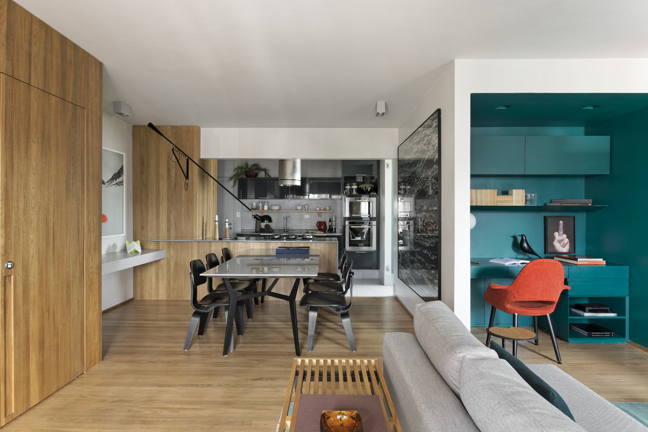 A São Paulo Apartment Inspired by Petroleum Blue São Paulo A São Paulo Apartment Inspired by Petroleum Blue cover 6