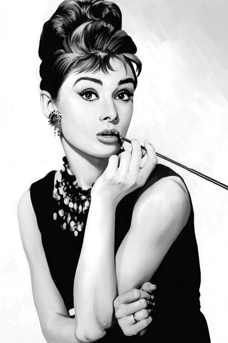 What Made These Women the Biggest Fashion Icons of the 20th Century fashion icons What Made These Women the Biggest Fashion Icons of the 20th Century audrey hepburn artwork sheraz a
