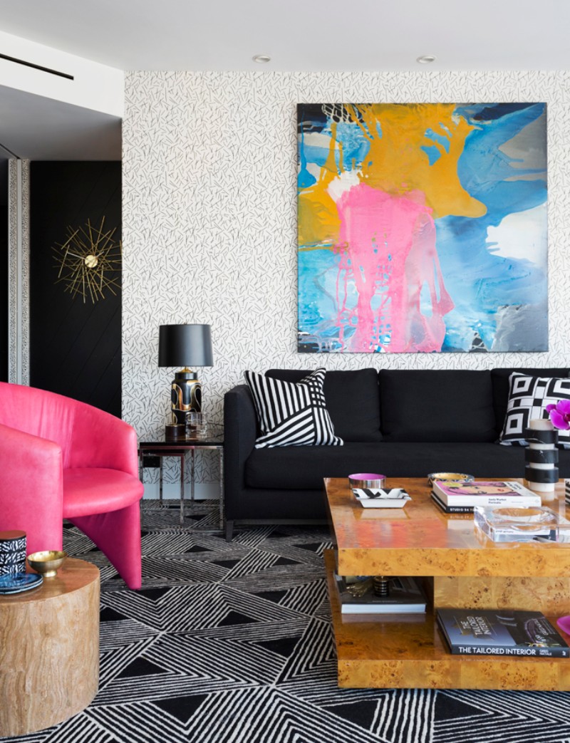 Geometric Patterns and Andy Warhol Meet in this Eclectic Interior eclectic interior Geometric Patterns and Andy Warhol Meet in this Eclectic Interior Geometric Patterns and Andy Warhol Meet in this Eclectic Interior 1