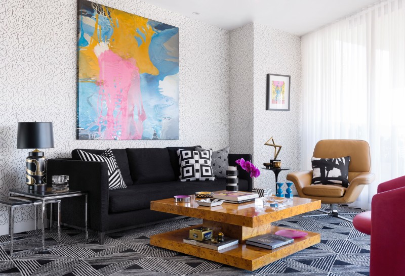 Geometric Patterns and Andy Warhol Meet in this Eclectic Interior eclectic interior Geometric Patterns and Andy Warhol Meet in this Eclectic Interior Geometric Patterns and Andy Warhol Meet in this Eclectic Interior 2