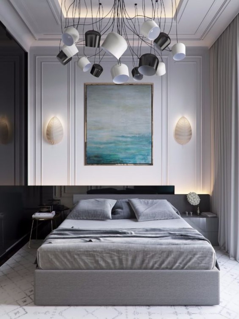 Grey-with-a-Glimpse-of-Color Grey-with-a-Glimpse-of-Color modern master bedroom trends 10 Modern Master Bedroom Trends for 2019 Grey with a Glimpse of Color