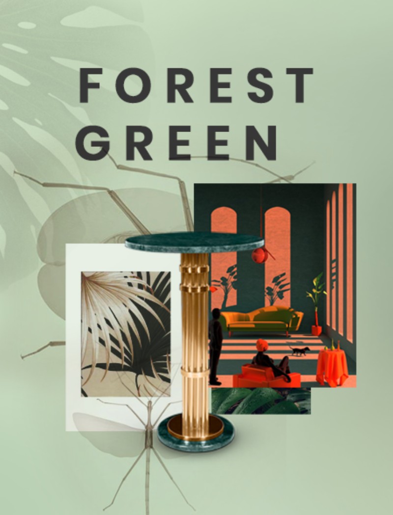 green forest Moodboards Trends 2019: Green Forest In Fashion forest green