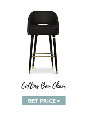 collins-bar-chair collins-bar-chair mid-century modern The Mid-Century Modern Vibe Of The Moxy Chelsea Hotel By Rockell Group collins bar chair