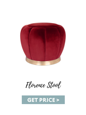 color palette for house 3 Ways To Determine The Ideal Color Palette For House Interiors florence stool red