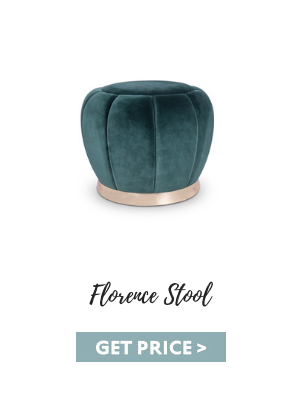 Bluestone - Florence Stool fall color trends These Fall Color Trends Will Bring Warmth Into Your Home This Season florence stool teal