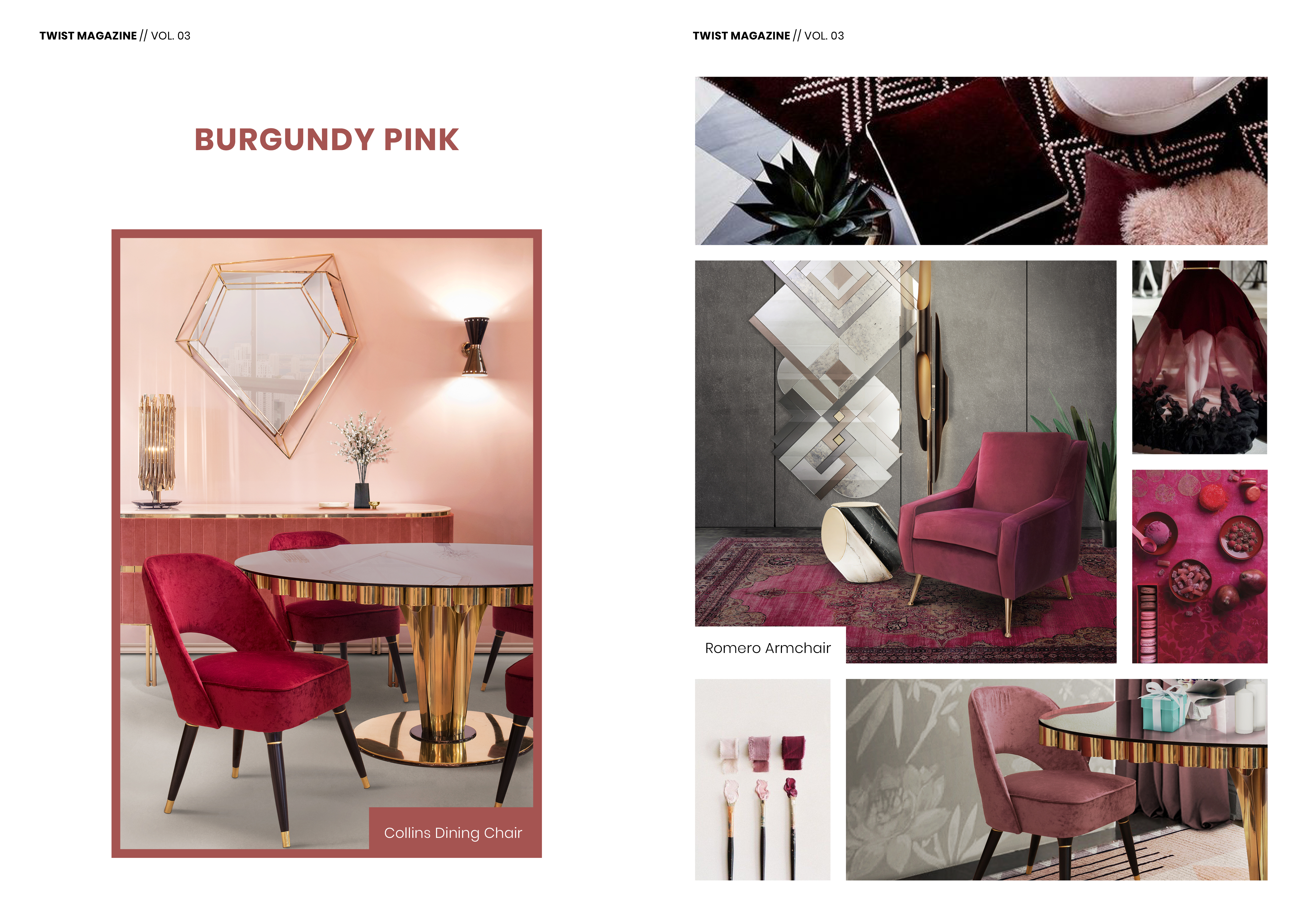 Burgundy Pink