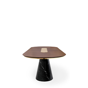Bertoia Oval dining table