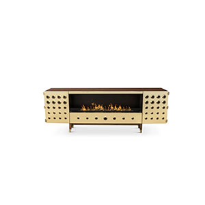 Monocles fireplace