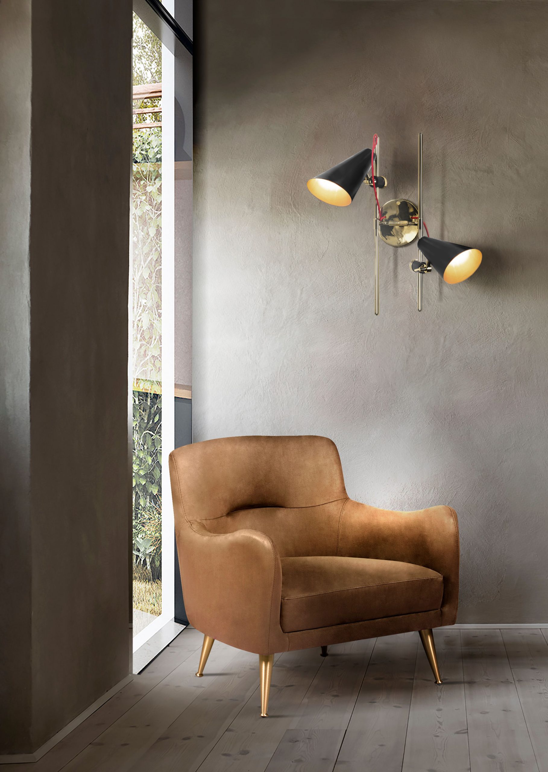 MINIMALIST LIVING ROOM CORNER