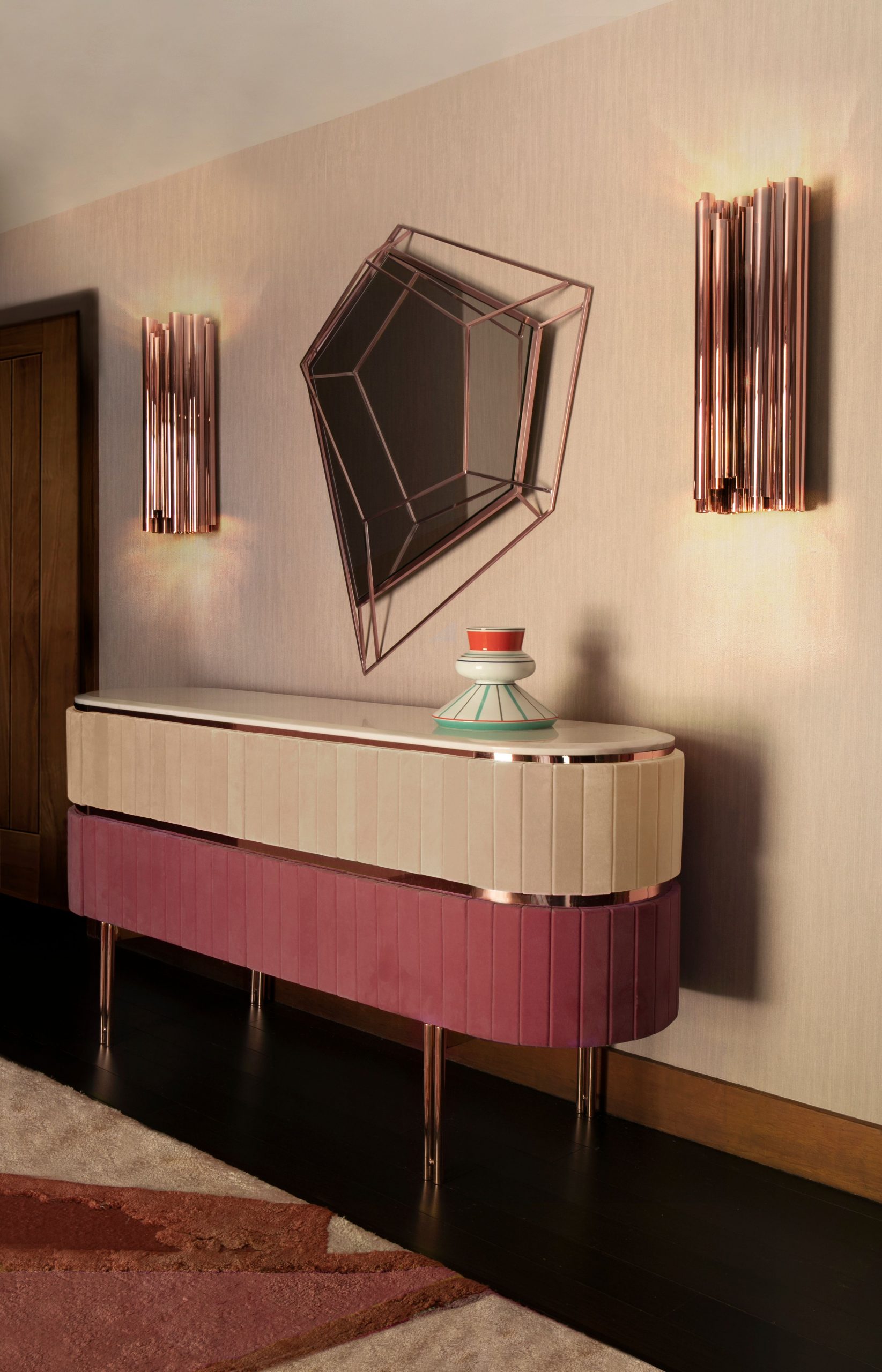 PERFECT PINK ENTRYWAY