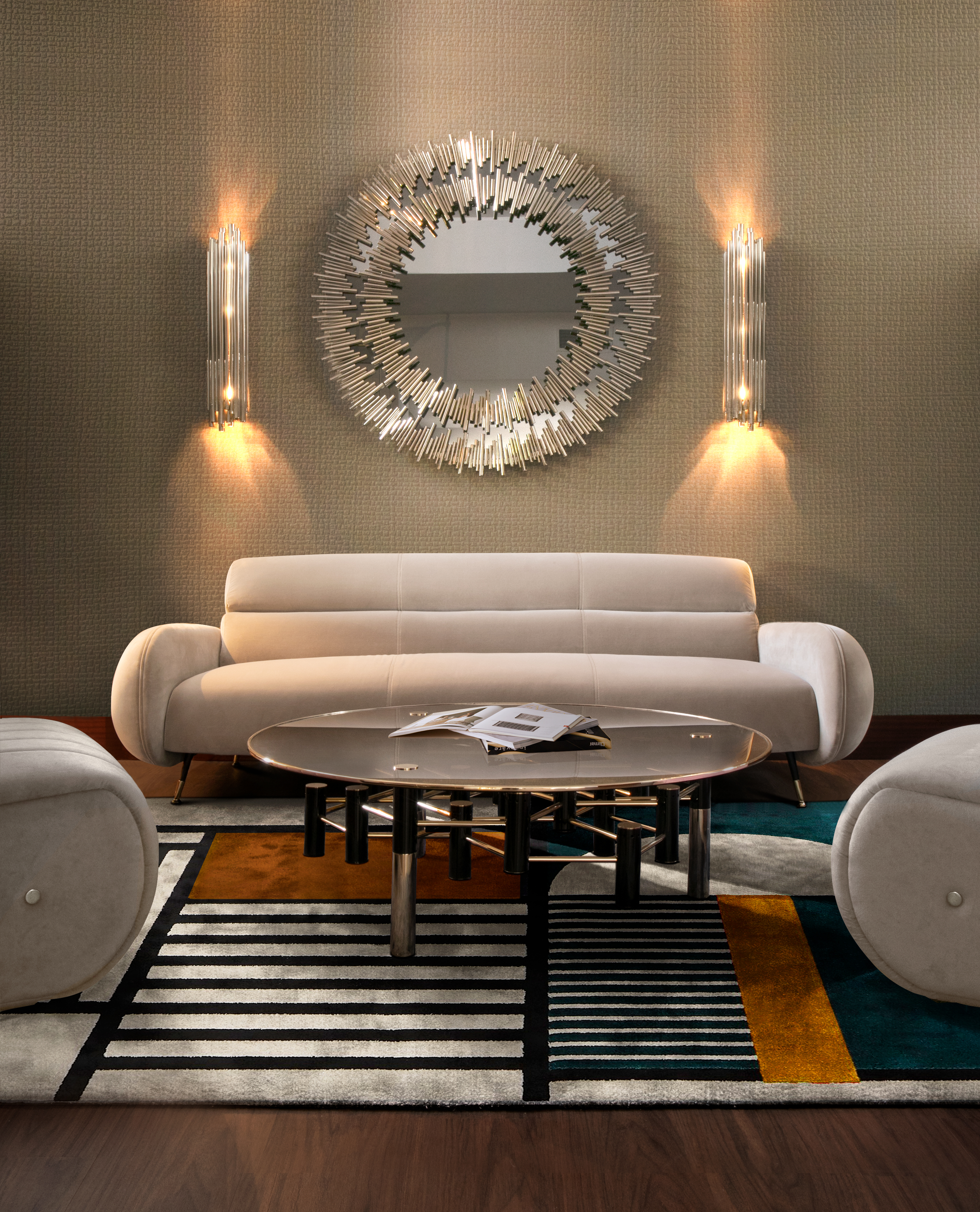 Luxurious Neutral Toned Living Room Design
